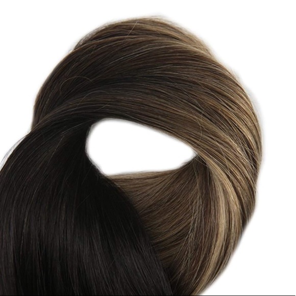 ?Merinda 2 20”  1B/6/27 BALAYAGE HUMAN SEWIN HAIR